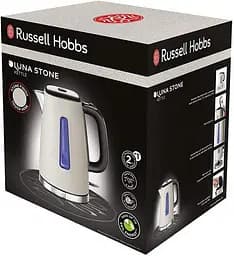 Russell Hobbs Електрочайник Luna Stone, 1.7л, метал, під камінь, бежевий - мініатюра 9