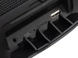 Портативна Вluetooth колонка Boombox 2 B15/ 8172 Бумбокс RGB підсвічування 1800 mAh 2х5 Вт microSD Вlack - мініатюра 3