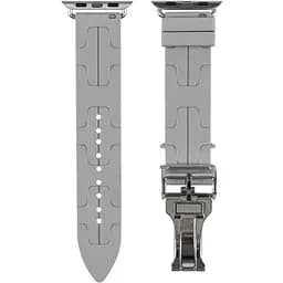 Силіконовий ремінець Hermes Apple Watch 41/40/38 мм Cloud Grey