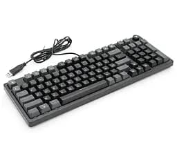 Клавіатура механічна ігрова з підсвічуванням Fantech ATOM96 MK-890 red switch Eng Black - мініатюра 2