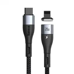 Кабель Baseus Zinc Magnetic Safe Fast Charging Data Cable Type-C to IP PD 20W 1m CATLXC-01 Black