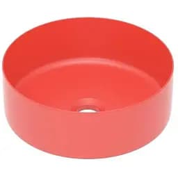 Умивальник накладний Imprese 35,8x35,8x13,7 см matt red i11102MR, Червоний