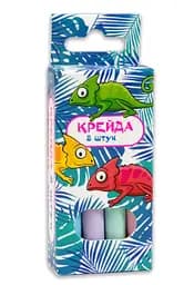 Мел маленький круглый, 8 штук, разноцветный, Стратег, 50104