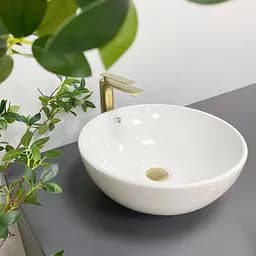 Умивальник VBI Brunico S white накладний VBI-015201, Білий