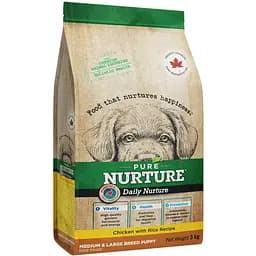 Сухий корм Pure Nurture для цуценят середніх та великих порід з куркою та рисом 3 кг