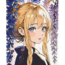 Картина за номерами Art Craft Світловолоса дівчина 40х50 см (16102-AC)