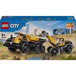 Конструктор LEGO City Самоскид і фронтальний ковшовий навантажувач (60494) - мініатюра 2