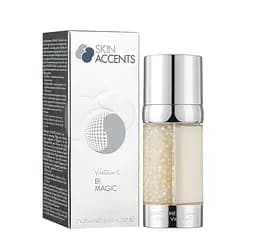 Сыворотка для лица 2в1 Осветляющая с жемчужинами и витамином C Inspira Skin Accents 40 мл