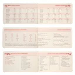 Щотижневик 10 х 17 см Leo Planner датований 2026 Bloom інтегральний 128 сторінок (252714) - мініатюра 9