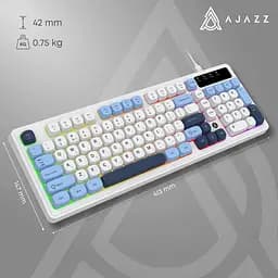 Клавіатура Ajazz AF98 Glacier Blue (AF98-GB) - мініатюра 14