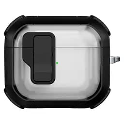 Футляр протиударний Locking Button для навушників Airpods 3 Black
