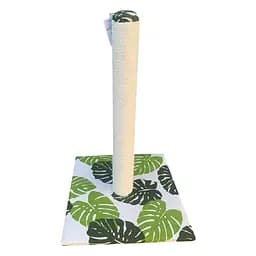 Кігтеточка стовпчик на підставці Croci Green Leaves High 40 x 40 x 62 см