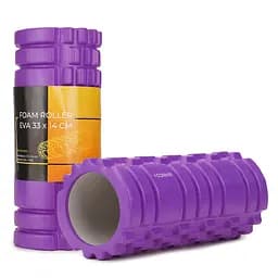 Масажний ролик Cornix EVA 33 x 14 см (валик, ролер) XR-0032 Violet