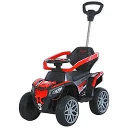 Електромобіль дитячий Bambi Квадроцикл Racer M 6126EBLR-3 толокар + батьківська ручка 6V 500mA червоний