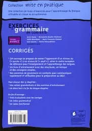 Exercices de grammaire en contexte. Corrigés, niveau avancé - мініатюра 2