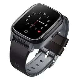 Дитячий годинник телефон Lemfo S34 з 4G сім картою, GPS відстеженням, прослуховуванням, датчиком зняття з руки та кнопкою SOS Чорний - мініатюра 4