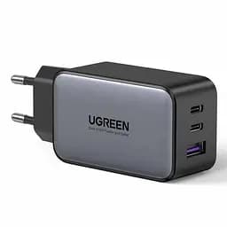 Зарядное устройство для Ugreen EU 65 W GaN CD244 (3 порта 2C + 1 A) прямоугольное 10335