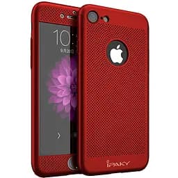 Чохол-накладка iPaky 360°Protection PC Case with heat-dissipation design iPhone 7 Red