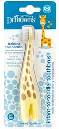 Дитяча зубна щітка Dr. Brown's Жираф, жовтий (HG060-P4)
