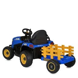 Дитячий електромобіль-трактор Bambi Racer M 5111EBLR-4 до 30 кг - мініатюра 4
