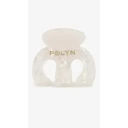 Заколка-краб женская Polin T5-20 Белый