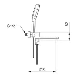 Змішувач для ванни Gappo G3210 - мініатюра 4