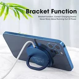 Зарядний пристрій Qi 2in1 MagSafe wireless charger with holder JYD-WC92 |15W Max| - мініатюра 9