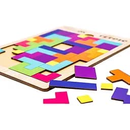 Розвиваюча іграшка PuzzleOK Тетріс Арт-70063 дерев'яна - мініатюра 3