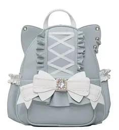 Рюкзак в стиле Лолита бирюзовый Lolita Backpack Teal 25x20x9 см