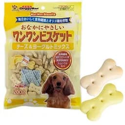 DoggyMan Healthy Biscuit Yoghourt доггимен бисквит с йогуртом печенье, лакомство для собак 0.2кг