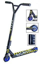 Трюковий двоколісний самокат Scale Sports Tornado на підшипниках Abec-9 (Синій) - мініатюра 2