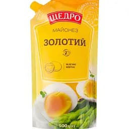 Майонез Щедро Золотой 50% 500 г (783906)
