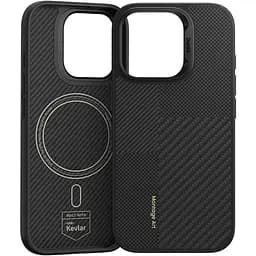 Чохол Benks Montage ArmorPro Kevlar Case 600D/1500D MagSafe для Apple iPhone 16 Pro Black (6948005905071) [117768] - мініатюра 2