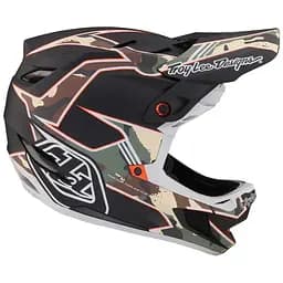 Велошолом Troy Lee Designs D4 Composite Helmet Matrix Camo Army Green XL (1106-140035005) - мініатюра 3