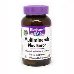 Вітаміни та мінерали Bluebonnet Nutrition Multiminerals Plus Boron, 180 вегакапсул
