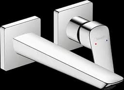 Смеситель для умывальника Hansgrohe Logis скрытого монтажа со стены 205 мм хром 71256000 Хром
