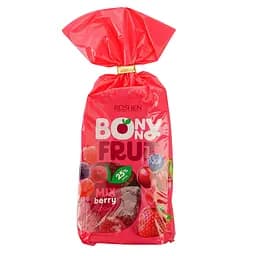 Цукерки желейні Roshen Bonny-Fruit Ягідний мікс 200 г (774116)