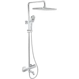 Душова система з термостатом Gappo G24791, 3-функціональна лійка, хром