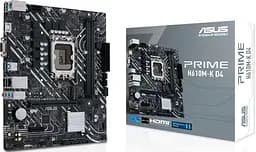 Материнська плата ASUS PRIME H610M-K D4 (PRIME H610M-K D4) (Socket 1700, Intel H610, Micro-ATX) - мініатюра 4