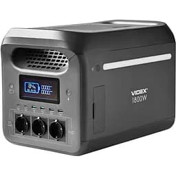 Портативна зарядна станція Videx Oasis 1800W 1229Wh (VPS-SG1-1KW8)
