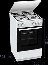 Газова плита Gorenje GG5A14WJ (7076250) - мініатюра 5