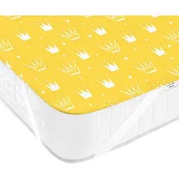 Наматрацник непромокаючий Cosas Yellow Crown 70х120 см жовтий (WaterSheet_CrownYellow_120) - мініатюра 3