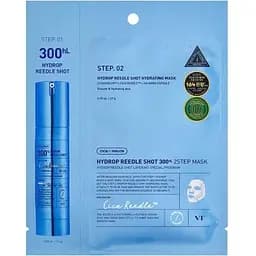 Двухэтапная увлажняющая гидрогелевая маска для лица VT Cosmetics Hydrop Reedle Shot 300hL 2-Step Mask 38 г