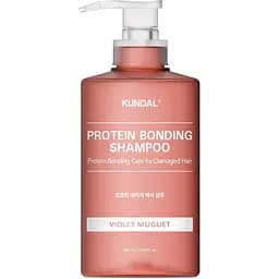 Шампунь для пошкодженого волосся "Фіолетова конвалія" 500 мл Kundal Protein Bonding Shampoo Violet Muguet