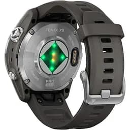 Смарт-годинник Garmin Fenix 7S Pro Solar Edition Silver with Graphite Band (010-02776-00) [90552] - мініатюра 7