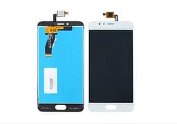 Дисплей для Meizu M5s с белым тачскрином