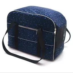 Сумка переноска тоннель для кошек и малых собак Zoo-hunt Марсель синяя №0 20х35х28 см