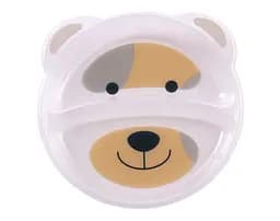 Тарілка секційна Baby Team Кіт, 120 мл, білий (6000_пес_білий)