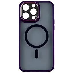 Чохол Creative TPU PC Metal Calais MagSafe Apple iPhone 15 Pro Max Deep Purple