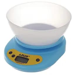 Ваги кухонні електронні з чашею до 5 кг SC-1656, A-Plus Блакитний 87390